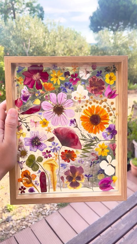 tableaux de fleurs colorer