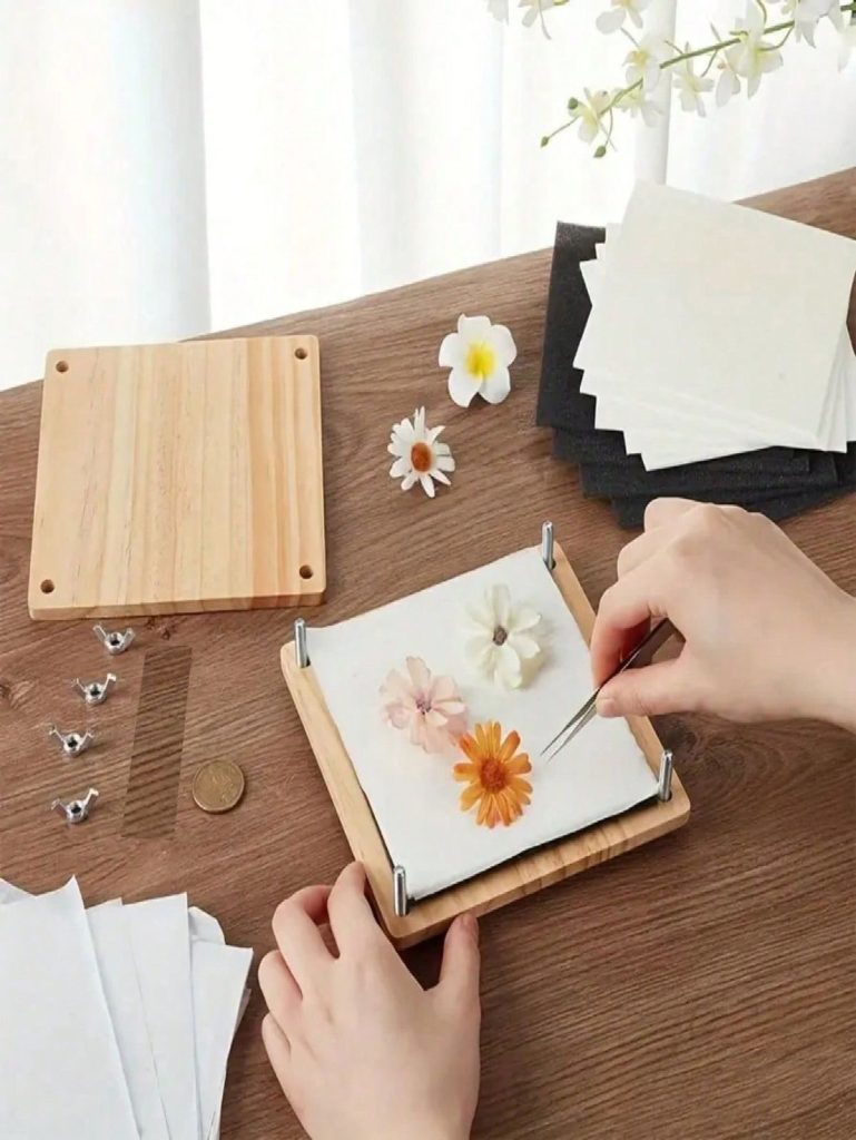 Feuille de papier absorbant, plus machine pour nos  fleurs presses 